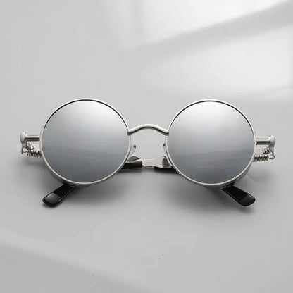 Men Retro Round Sunglasses