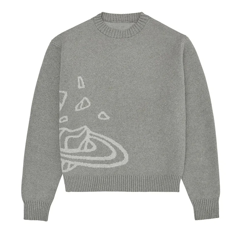 Space Planet Star Knitted Sweater - Y2K Vibes